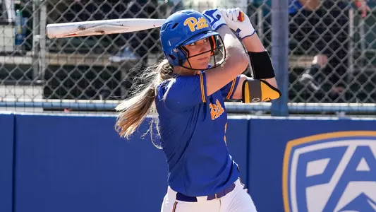 Kaitlyn Kruger batting at UCLA.