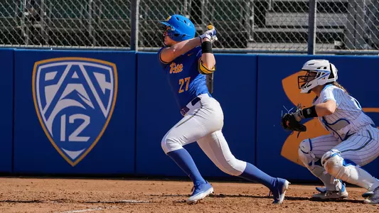 Katlyn Pavlick batting at UCLA.