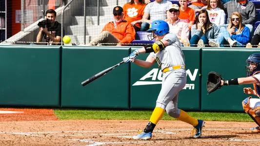 Sarah Seamans hitting a grand slam at Clemson.