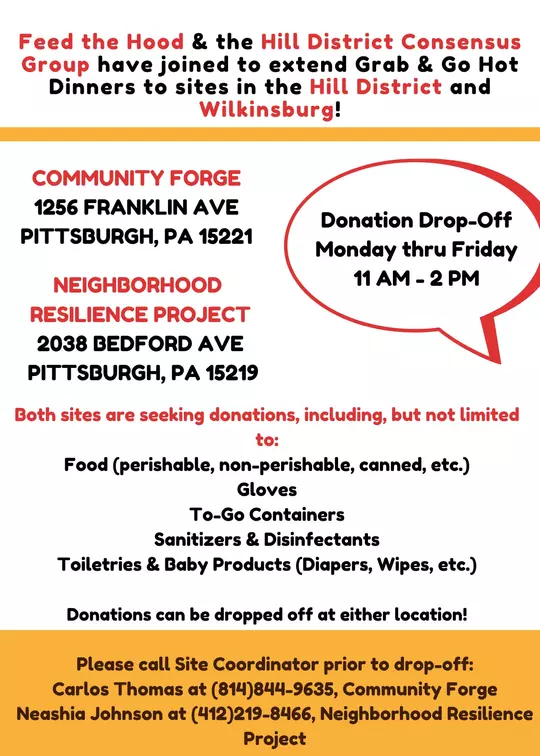 Hill District Community Service April 2020
