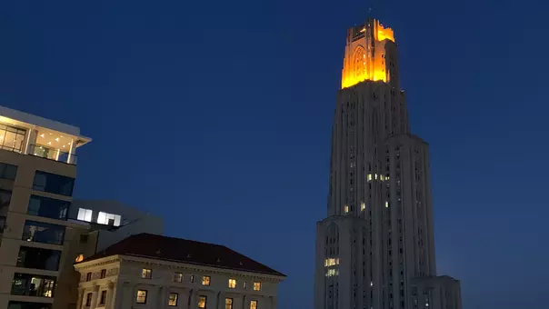 Cathedral of Learning Victory Lights