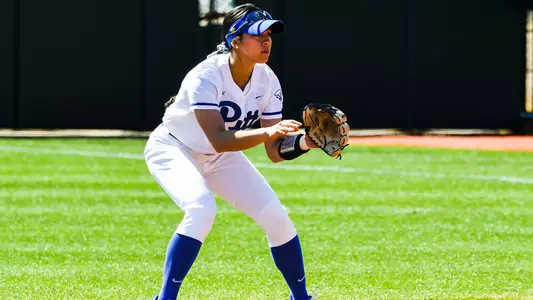LoLo Sanchez fielding at second base at Clemson