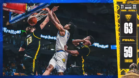 Pitt-Towson Final Score Graphic