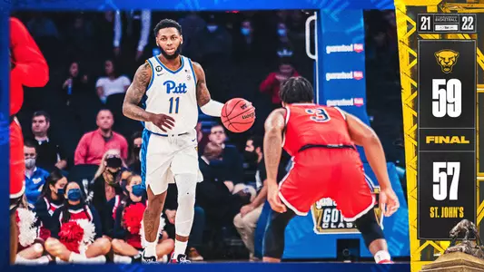 Pitt-St. John's Final Score Graphic