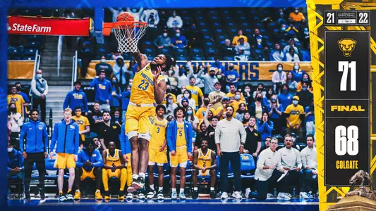 Pitt-Colgate Final Score Graphic