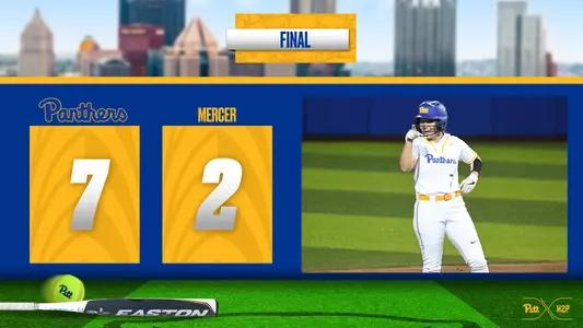 Pitt-Mercer Final Score Graphic