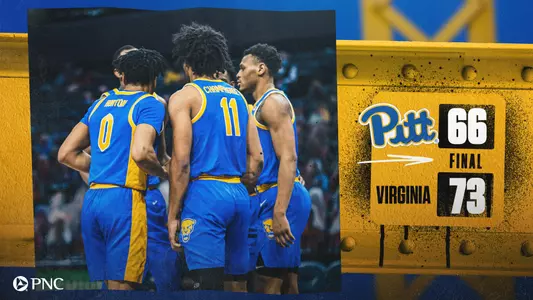 Pitt-Virginia Final Score Graphic
