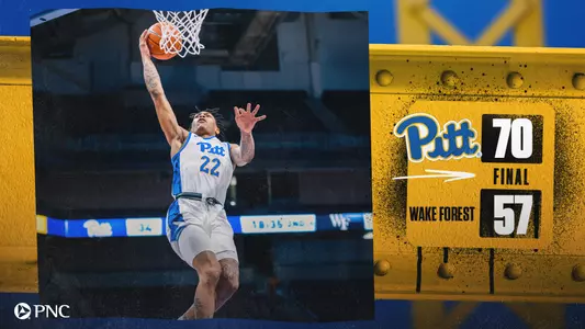 Pitt-Wake Forest Score Graphic
