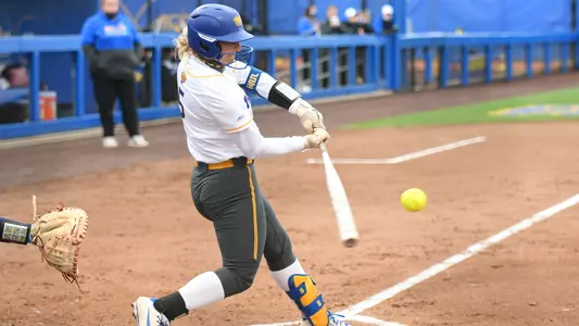 Hunter Levesque batting vs. North Carolina.