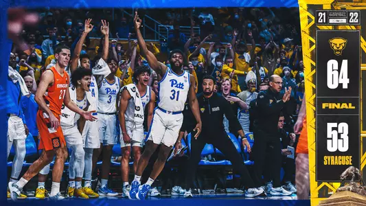 Pitt-Syracuse Final Score Graphic