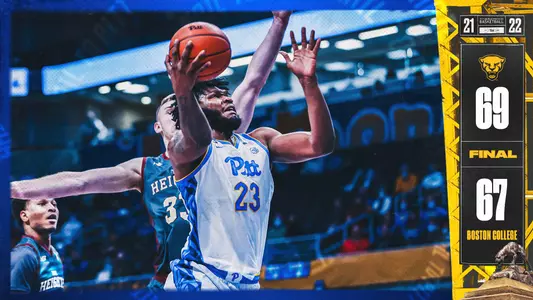 Pitt-Boston College Final Score Graphic