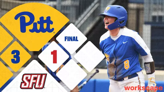 Pitt-Saint Francis Final Score Graphic