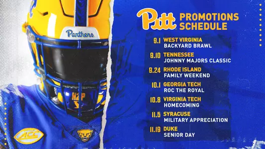 Pitt Football Promotions 2022