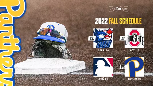 Pitt Baseball Fall 2022 Schedule