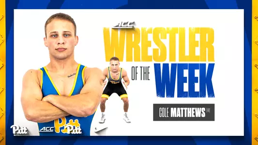 Cole Matthews ACC Wrestler of the Week