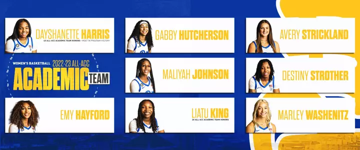 WBB All-ACC Academic Team