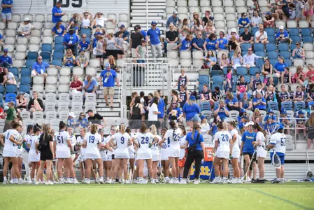 WLAX 23 Notre Dame Huddle