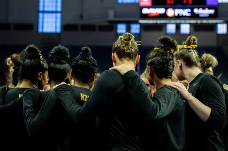 Pitt Gymnastics Team at The Palestra