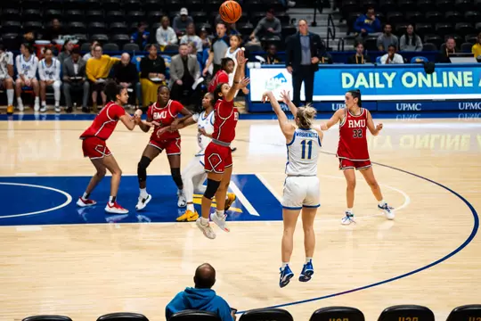 Marley shoots a three