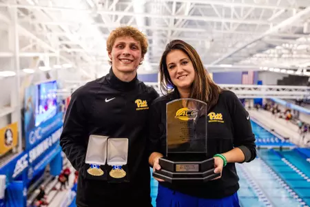 Cameron Cash with Coach Katie