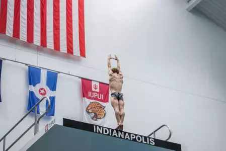 Cameron Cash on 10M Platform at NCAA Championships