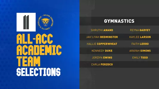 Women's Gymnastics All-ACC Academic Team