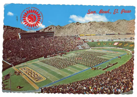 A post card from the 1975 Sun Bowl