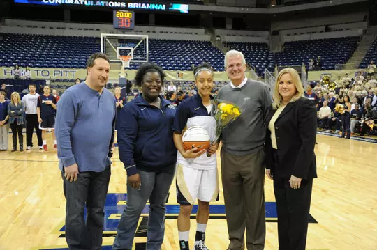 PITTSBURGH, PA - DECEMBER 29: The Pitt Panthers meet the Duquesne Dukes in NCAA Div. 1 women's basketball at the Petersen Events Center on DECEMBER 29, 2013 in Pittsburgh, Pennsylvania. (Pete Madia / www.petemadia.com)