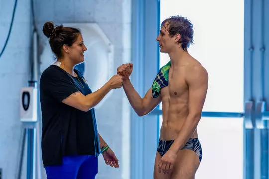 February 22, 2024: ACC Swimming and Diving Championship at Greensboro Aquatics Center in Greensboro, NC. (Scott Kinser)