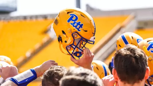 Pitt Football Helmet Scrimmage Acrisure Stadium