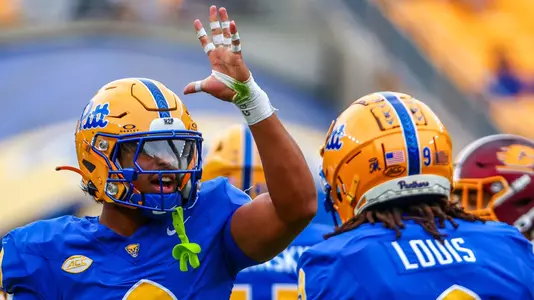 Pittsburgh, PA - September 6, 2025: The Pitt Panthers football team hosts the Central Michigan Chippewas at Acrisure Stadium in Pittsburgh - Credit: Jeffrey Gamza/Pitt Athletics