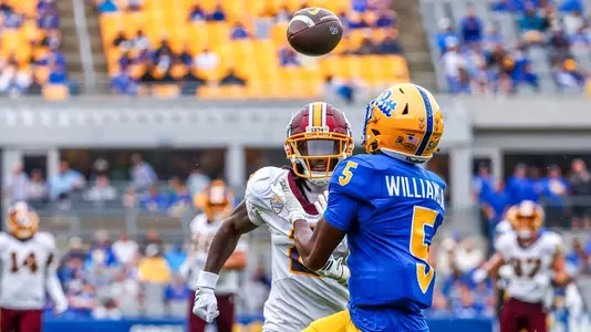Pittsburgh, PA - September 6, 2025: The Pitt Panthers football team hosts the Central Michigan Chippewas at Acrisure Stadium in Pittsburgh - Credit: Jeffrey Gamza/Pitt Athletics