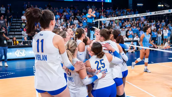 Pitt Volleyball defeats UNC, 11/2/25