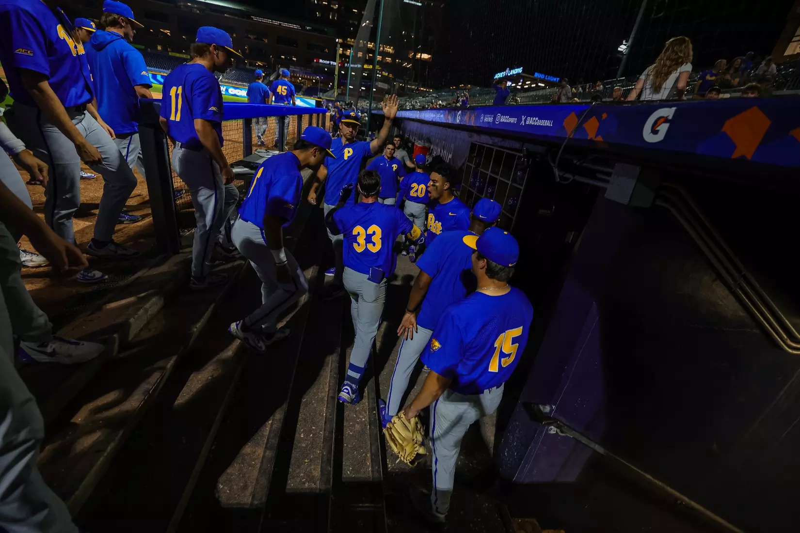Durham, NC – May 20: ACC Baseball Tournament - Game 3 - #10 Louisville vs #15 Pittsburgh at Durham Bulls Athletic Park in Durham, NC on May 20, 2025. (Credit: Andy Mead/YCJ)