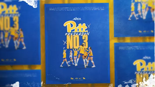 Pitt Volleyball Named #3 in AVCA Preseason Poll
