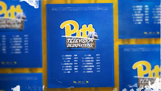Pitt Volleyball 2025 TV Designations