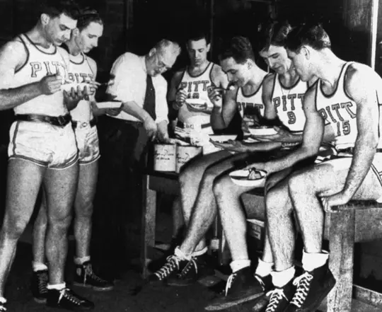 Doc Carlson Serves Ice Cream