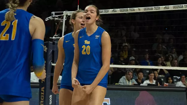 Abbey Emch Celebrates vs. Georgia Tech, 10/23/26