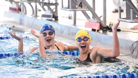 Women's Swim Avery and Anna Celebration