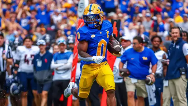 Pittsburgh, PA - August 30, 2025: The Pitt Panthers football team hosts the Duquesne Dukes at Acrisure Stadium in Pittsburgh - Credit: Jeffrey Gamza/Pitt Athletics