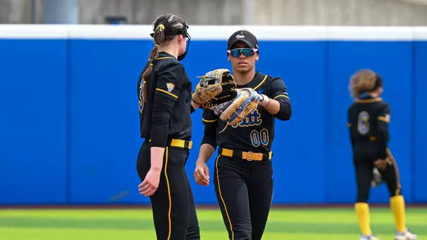 Action Shot of Tieley Vaughn and Shelby Frazier