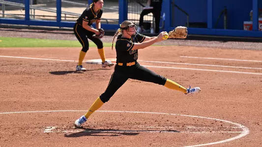 Action Shot of Amelia Long