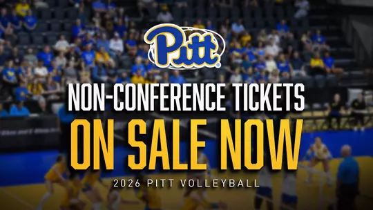 Pitt Volleyball Non-Conference Single-Match Tickets are on sale now