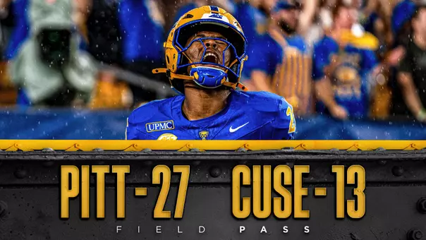 Pitt Football | Pitt 27, Syracuse 13 | Field Pass