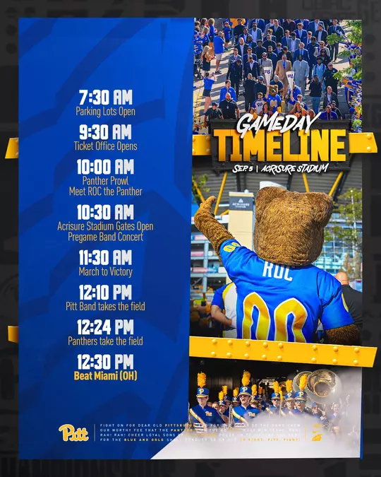 F26 Miami (OH) Gameday Timeline