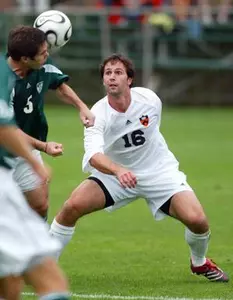 Two Late Goals Lift Brown Over Men's Soccer in Overtime, 2-1