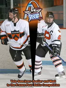 Vote Goeckner-Zoeller and Watt to the Frozen Fours Skills Challenge