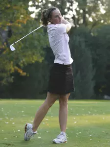 Women's Golf Tied for First Midway Through ECAC Championship