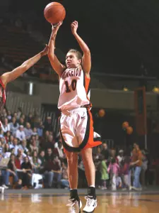 First-Half Deficit Too Much for Women's Hoops at Harvard, Falling 80-57