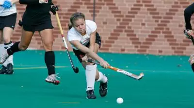 Sharkey Hat Trick Headlines No. 4 Field Hockey's 5-2 Victory at No. 5 Duke
